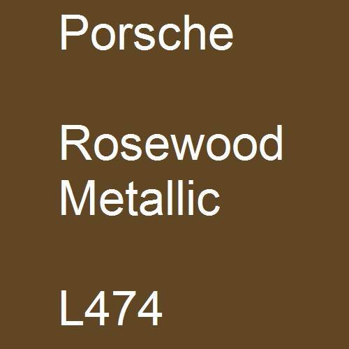 Porsche, Rosewood Metallic, L474.